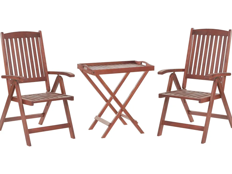 Beliani Poyta Ja 2 Tuolia Luonnonvalkoisilla Tyynyilla Toscana Sale