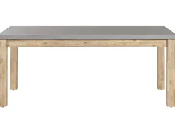 Beliani Poytaryhma 6-Istuttava - Poyta Ja 6 Jakkaraa Harmaa Ostuni New