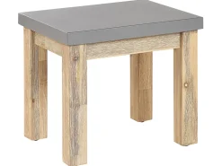 Beliani Poytaryhma 6-Istuttava - Poyta Ja 6 Jakkaraa Harmaa Ostuni New