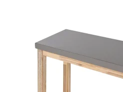 Beliani Poytaryhma 6-Istuttava - Poyta Ja 2 Penkkia Harmaa Ostuni Online