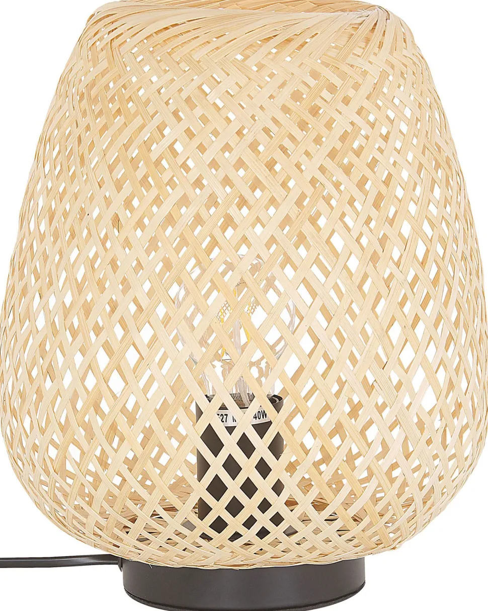 Beliani Poytavalaisin Bambu Vaalea Puu Bomu Outlet