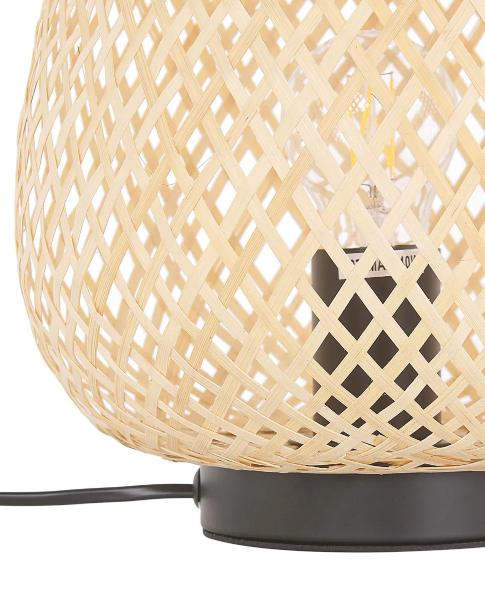 Beliani Poytavalaisin Bambu Vaalea Puu Bomu Outlet