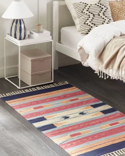 Beliani Poytavalaisin Keraaminen Vaalea Beige/Sininen Luchetti Store