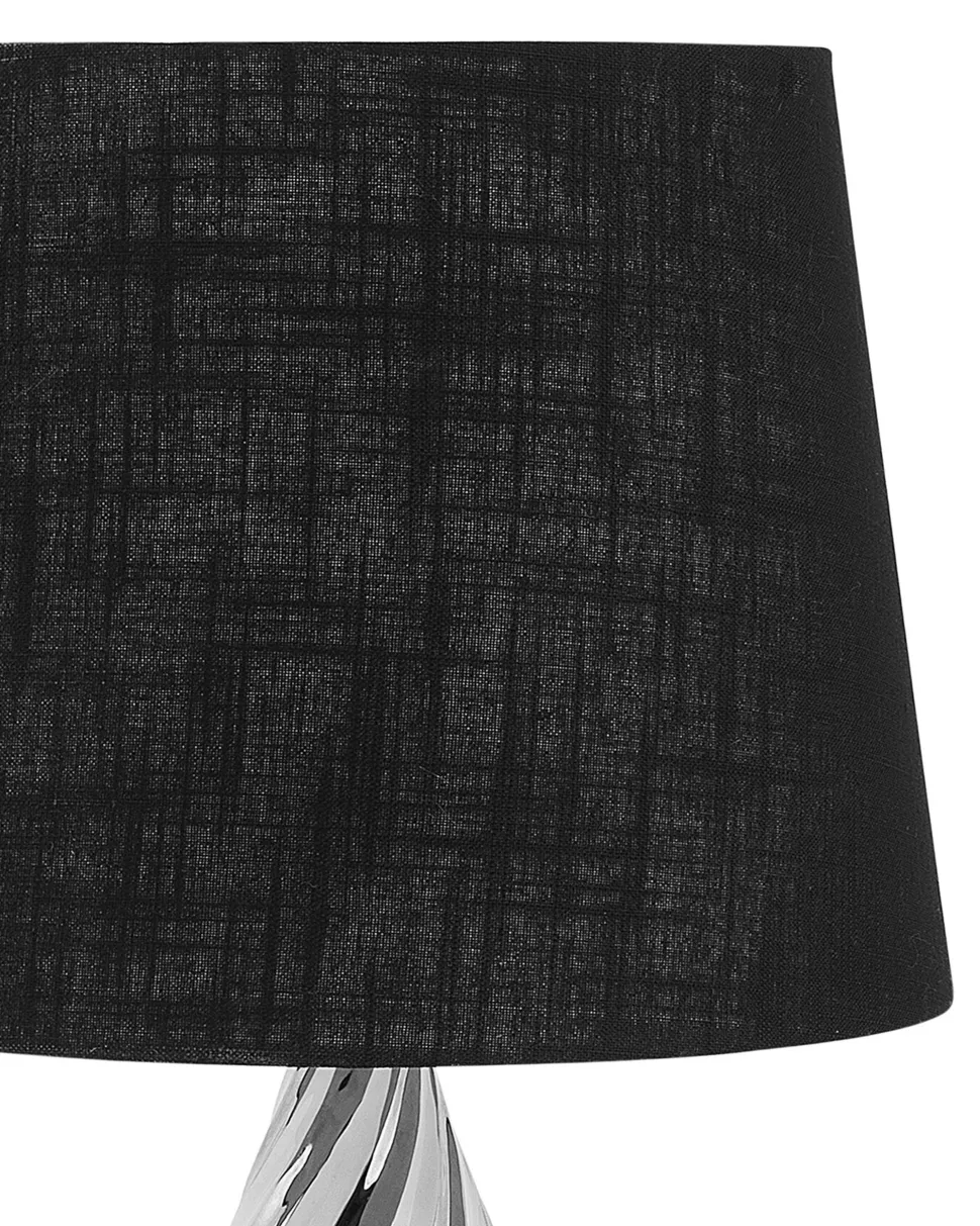 Beliani Poytavalaisin Keraaminen Hopea/Valkoinen Visela Online