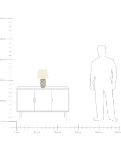 Beliani Poytavalaisin Keraaminen Valkoinen/Kulta Allika Shop