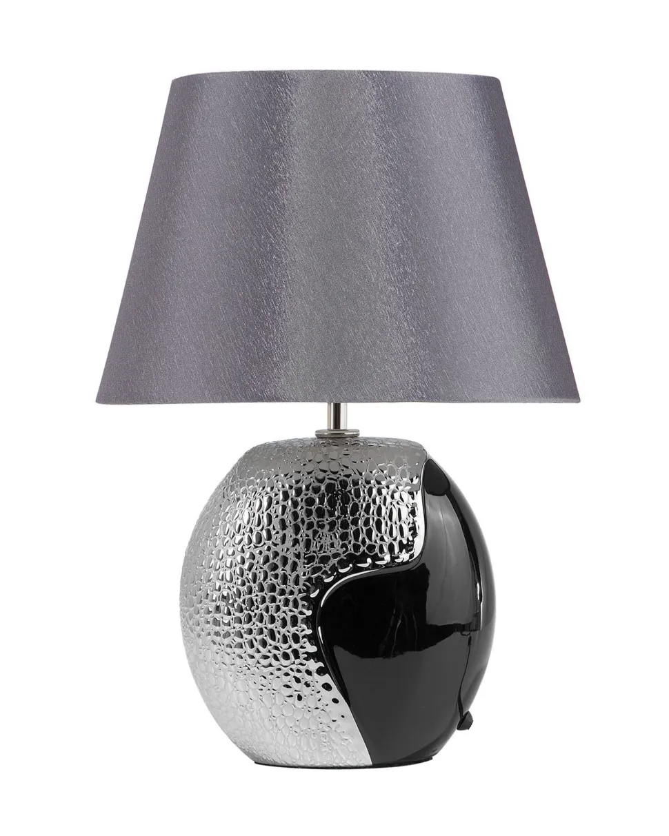 Beliani Poytavalaisin Keraaminen Hopea/Musta Argun Sale