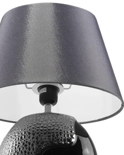 Beliani Poytavalaisin Keraaminen Hopea/Musta Argun Sale