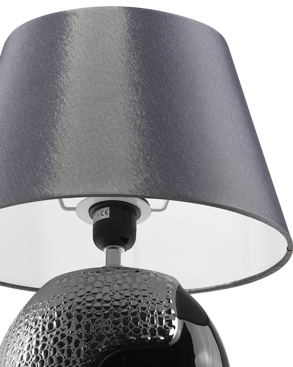 Beliani Poytavalaisin Keraaminen Hopea/Musta Argun Sale