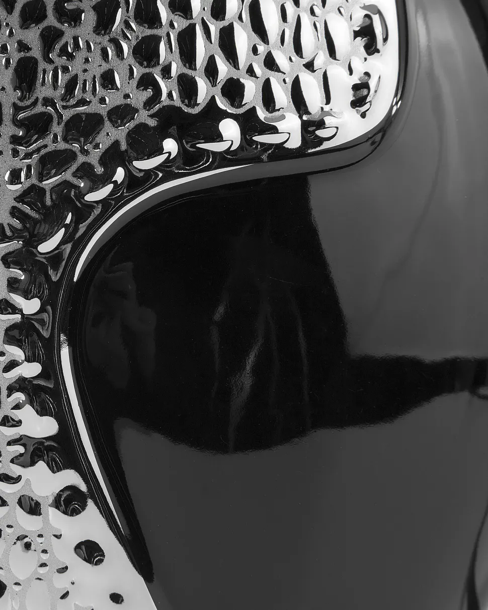 Beliani Poytavalaisin Keraaminen Hopea/Musta Argun Sale