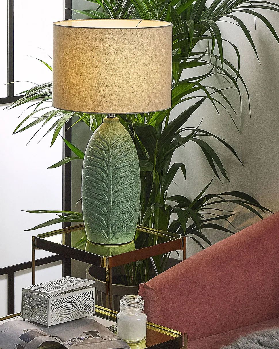 Beliani Poytavalaisin Keraaminen Vihrea Ohio Flash Sale