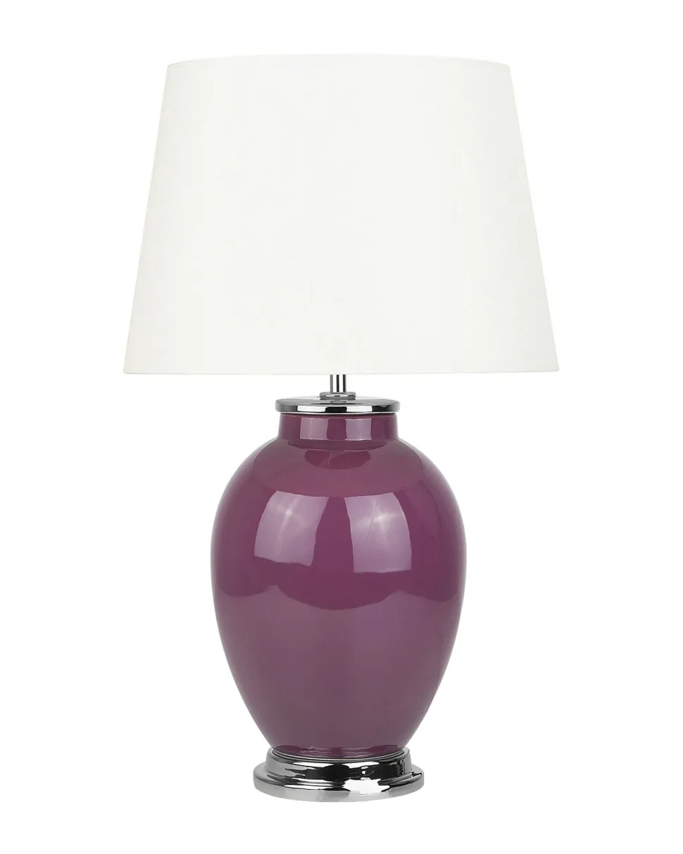 Beliani Poytavalaisin Keraaminen Purppura Brenta Fashion