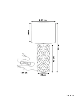 Beliani Poytavalaisin Keraaminen Musta/Kulta Selja Shop