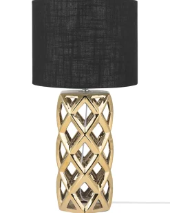 Beliani Poytavalaisin Keraaminen Musta/Kulta Selja Shop