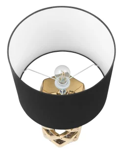 Beliani Poytavalaisin Keraaminen Musta/Kulta Selja Shop