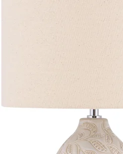 Beliani Poytavalaisin Keraaminen Beige Salza New