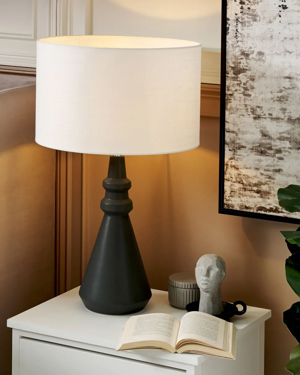 Beliani Poytavalaisin Keraaminen Musta Cerillos Hot