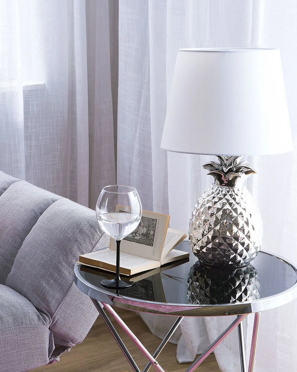 Beliani Poytavalaisin Keraaminen Hopea Pineapple Cheap