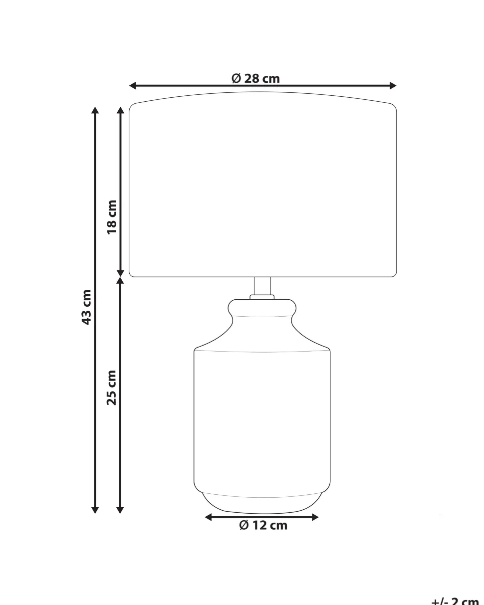 Beliani Poytavalaisin Keraaminen Harmaa Esperance New