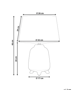 Beliani Poytavalaisin Keraaminen Harmaa Fajardo New