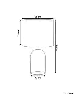 Beliani Poytavalaisin Lasi Kirkas/Harmaa Devoll New