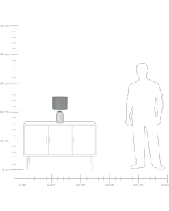 Beliani Poytavalaisin Lasi Kirkas/Harmaa Devoll New