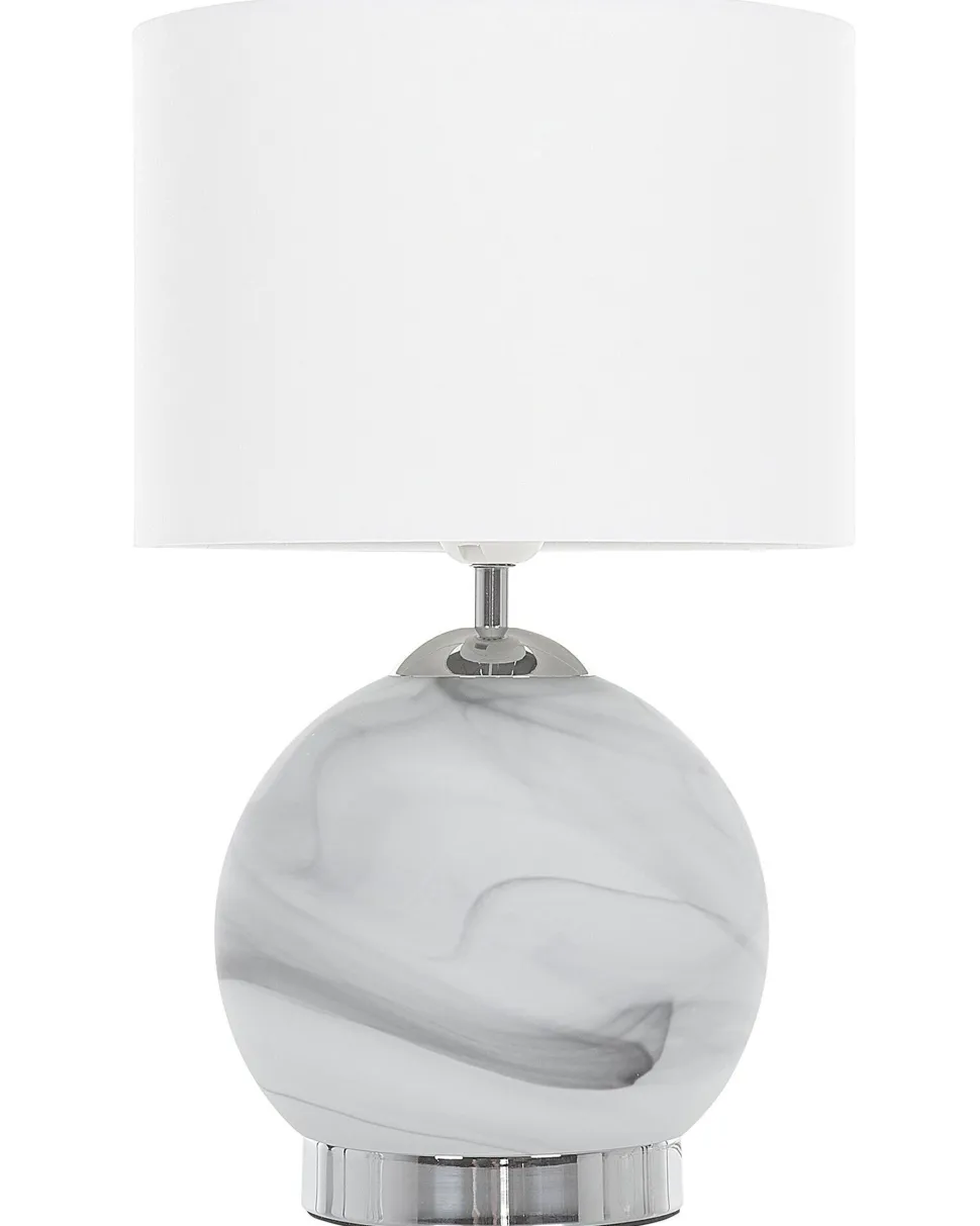 Beliani Poytavalaisin Lasi Valkoinen Uele Shop