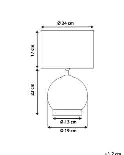 Beliani Poytavalaisin Lasi Valkoinen Uele Shop