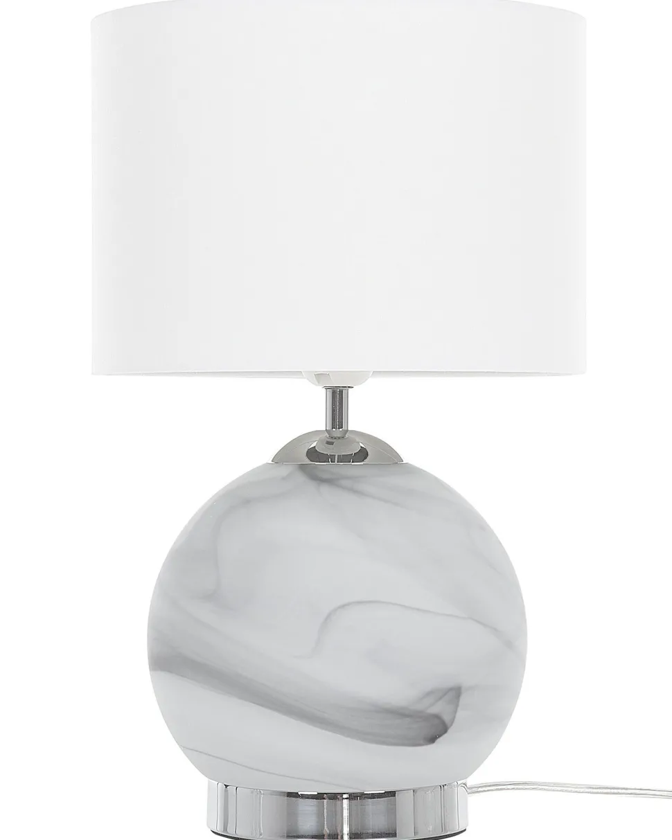 Beliani Poytavalaisin Lasi Valkoinen Uele Shop