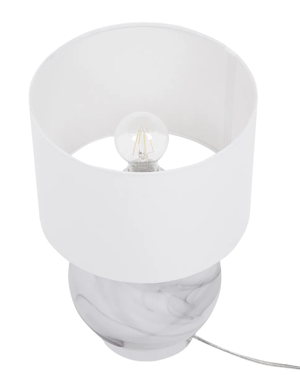 Beliani Poytavalaisin Lasi Valkoinen Uele Shop