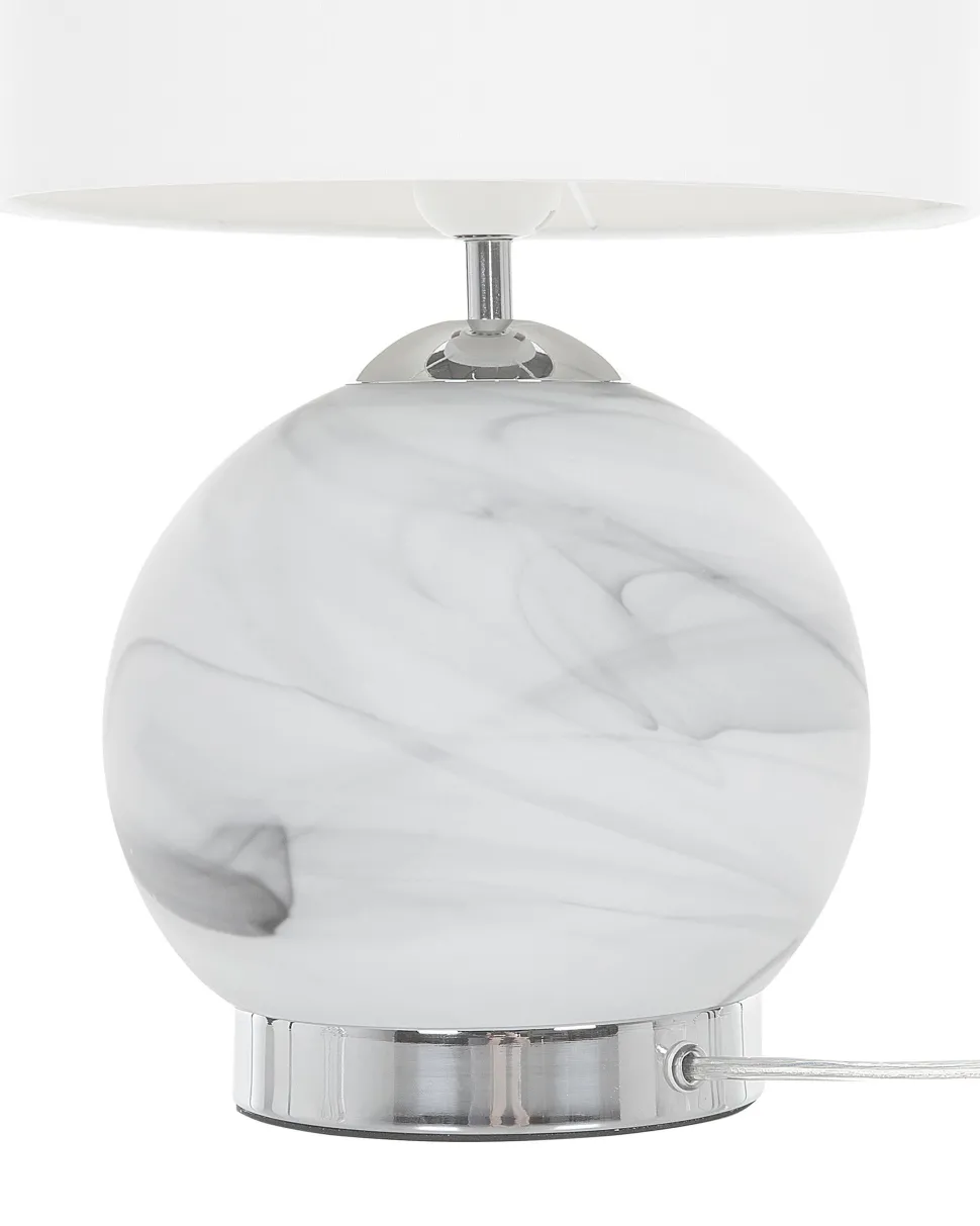 Beliani Poytavalaisin Lasi Valkoinen Uele Shop