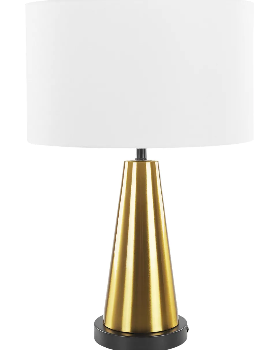 Beliani Poytavalaisin Metalli Beige/Kulta Sandon Store