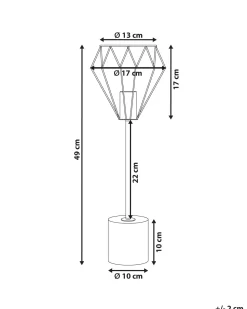 Beliani Poytavalaisin Metalli Iso Messinki Mooni Best