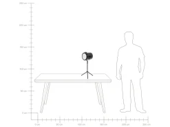 Beliani Poytavalaisin Metalli Musta Henares Sale