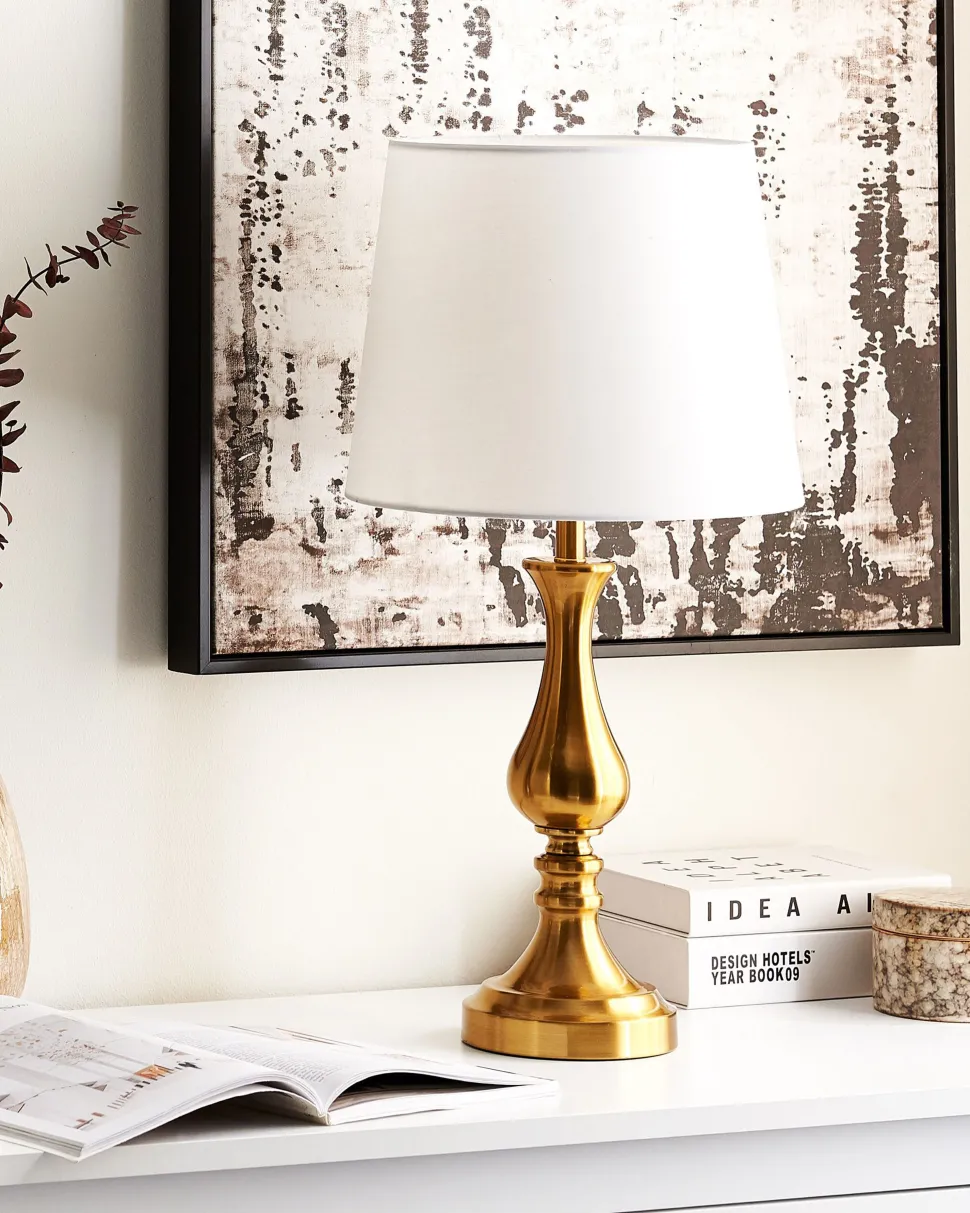 Beliani Poytavalaisin Metalli Valkoinen/Kulta Hodmo Outlet