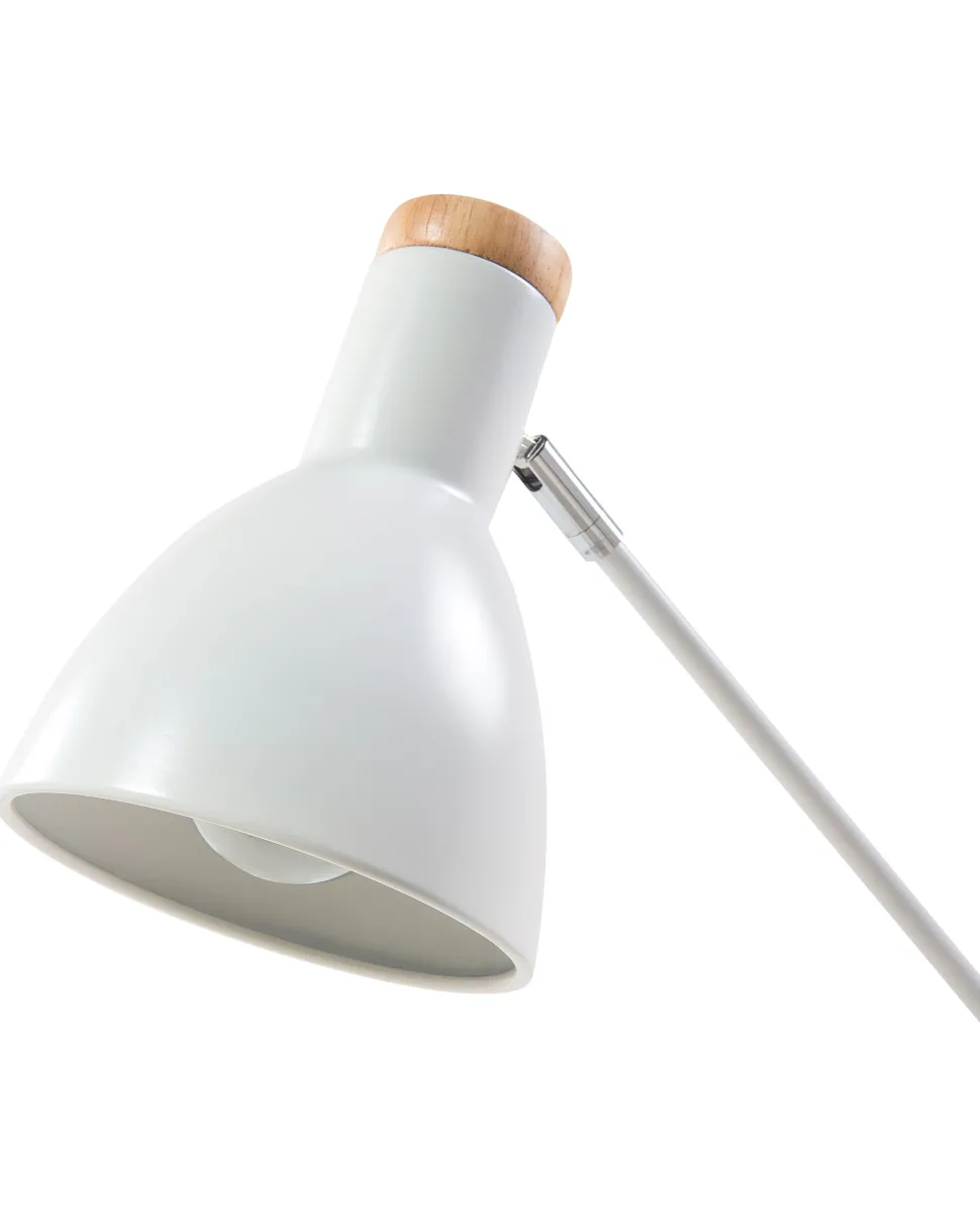 Beliani Poytavalaisin Metalli Valkoinen/Vaalea Puu Peckos New