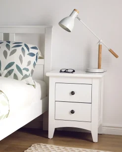 Beliani Poytavalaisin Metalli Valkoinen/Vaalea Puu Peckos New