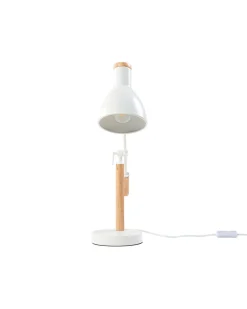 Beliani Poytavalaisin Metalli Valkoinen/Vaalea Puu Peckos New