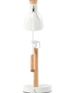 Beliani Poytavalaisin Metalli Valkoinen/Vaalea Puu Peckos New