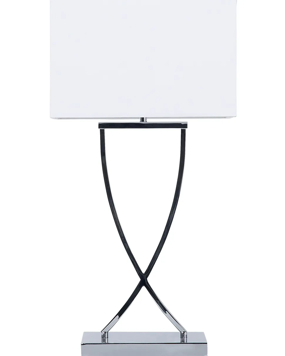 Beliani Poytavalaisin Metalli Valkoinen/Hopea Yasuni Shop