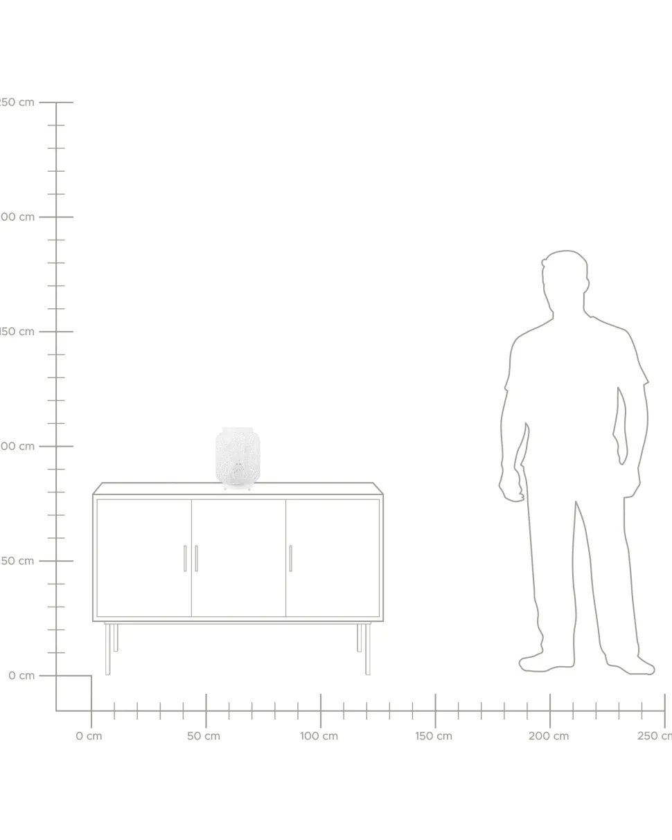 Beliani Poytavalaisin Metalli Valkoinen Somes Clearance