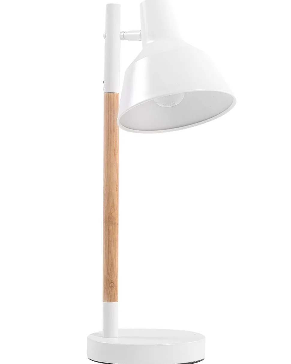 Beliani Poytavalaisin Metalli Valkoinen/Vaalea Puu Aldan Store