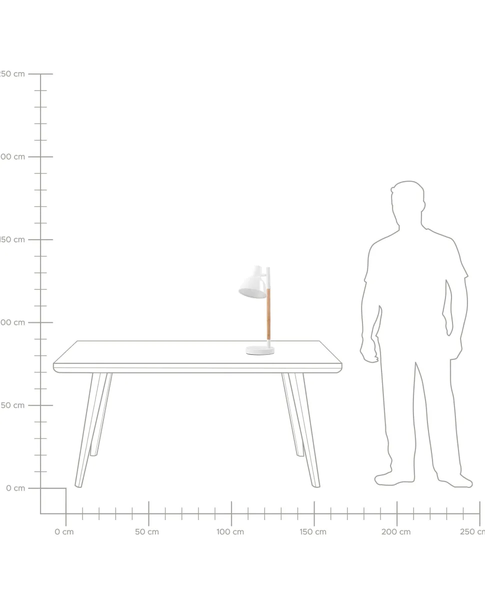 Beliani Poytavalaisin Metalli Valkoinen/Vaalea Puu Aldan Store