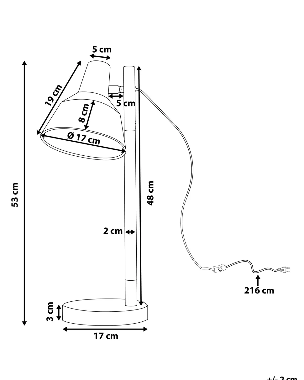 Beliani Poytavalaisin Metalli Valkoinen/Vaalea Puu Aldan Store
