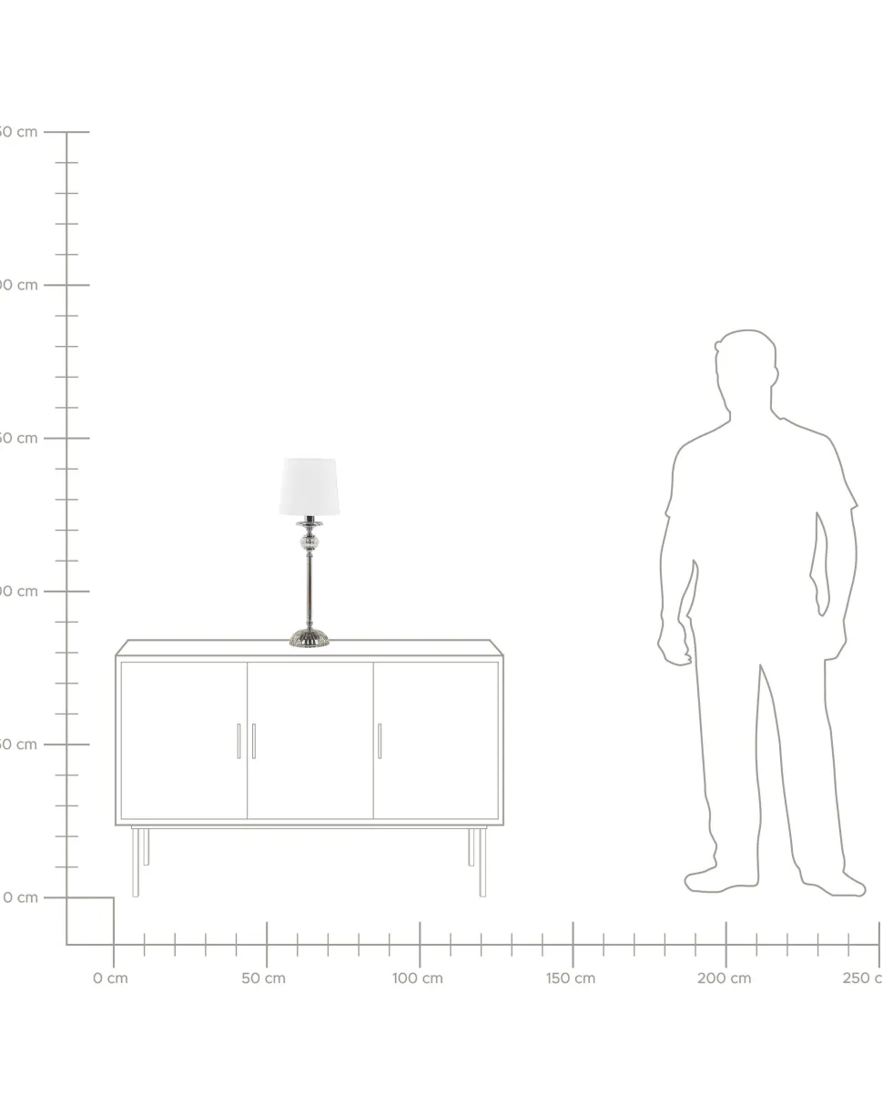 Beliani Poytavalaisin Metalli Valkoinen Kubena Clearance
