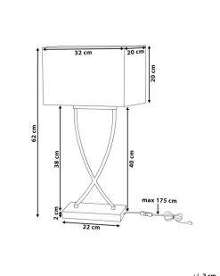 Beliani Poytavalaisin Metalli Valkoinen/Kulta Yasuni Flash Sale