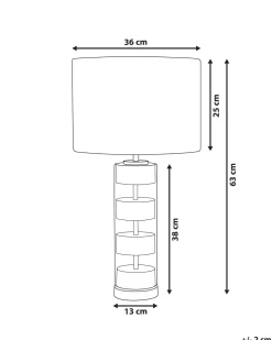 Beliani Poytavalaisin Metalli Valkoinen/Kulta Beatton Outlet