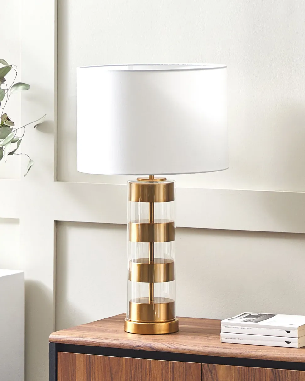 Beliani Poytavalaisin Metalli Valkoinen/Kulta Beatton Outlet