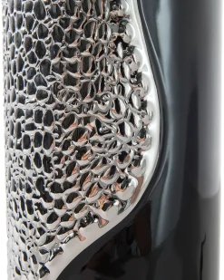 Beliani Poytavalaisin Posliini Musta/Hopea Aiken Fashion