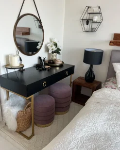 Beliani Poytavalaisin Posliini Musta Santee Cheap