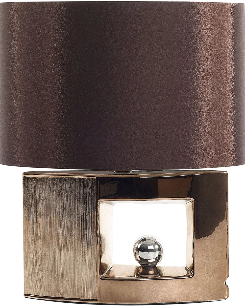 Beliani Poytavalaisin Posliini Ruskea Duero Hot